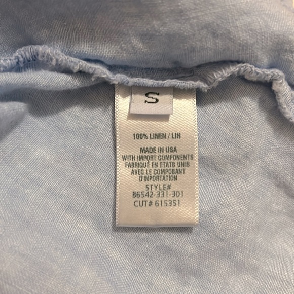 Women’s Distressed Denim Sleeveless Mini Dress - Picture 7 of 8